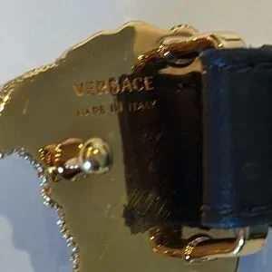 Versace Vintage La Medusa Crystal Belt (80/82) Versace | Accessories | Versace Vintage La Medusa Crystal  main image 3